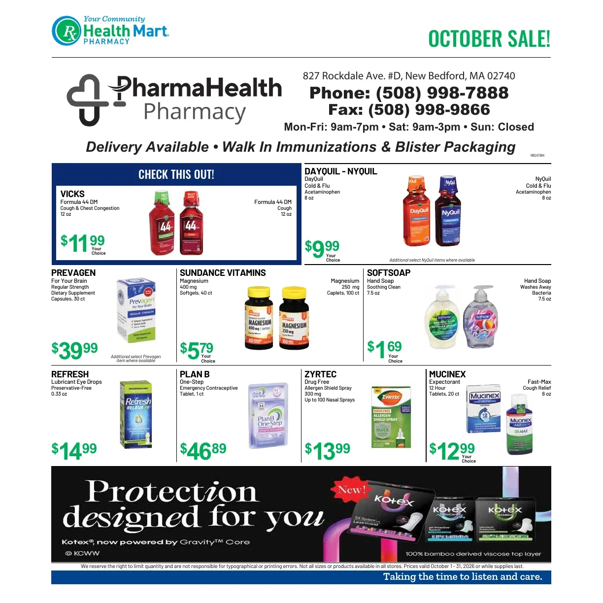 PharmaHealth October sale — page 1